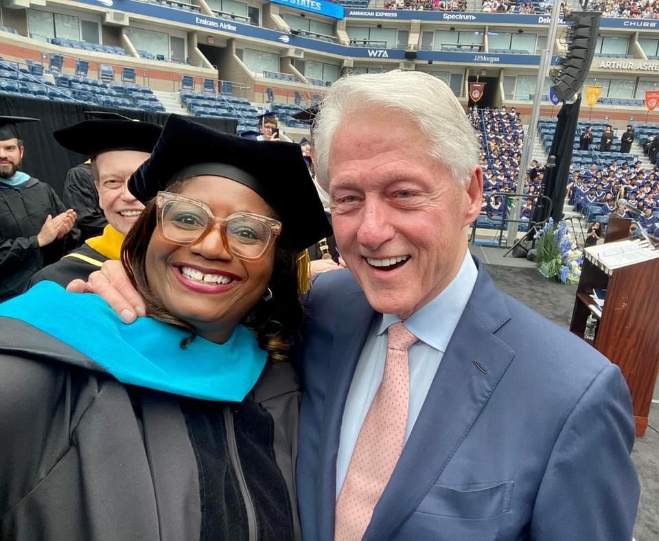 DC Ware and Bill Clinton