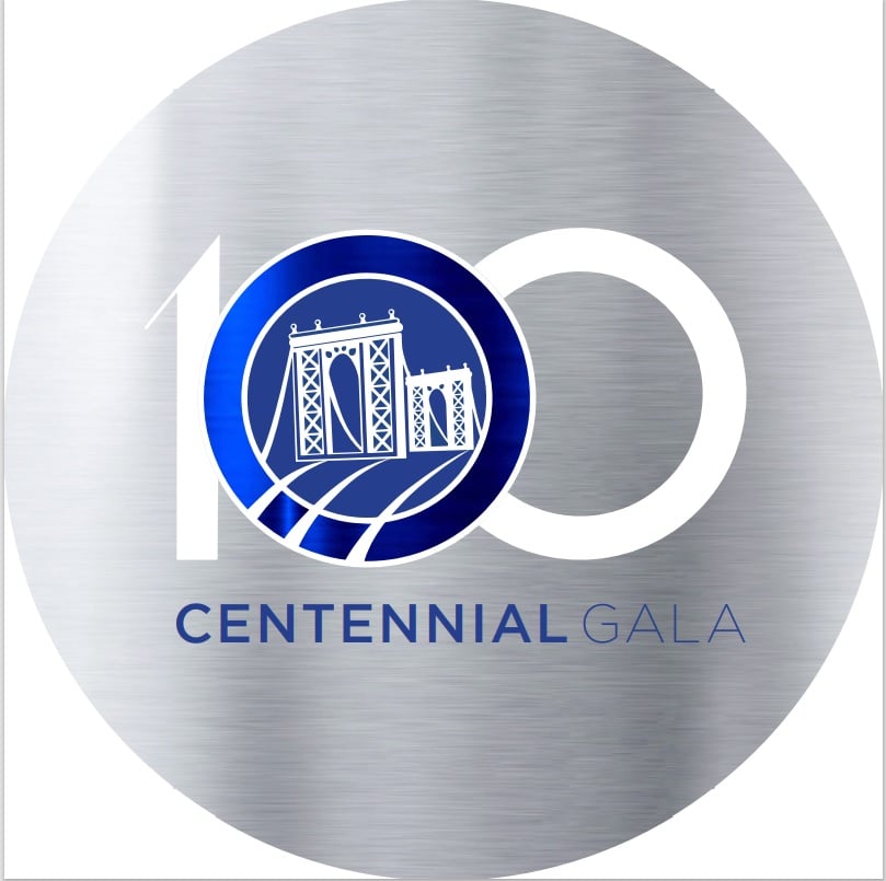 Centennial Gala Logo Silver