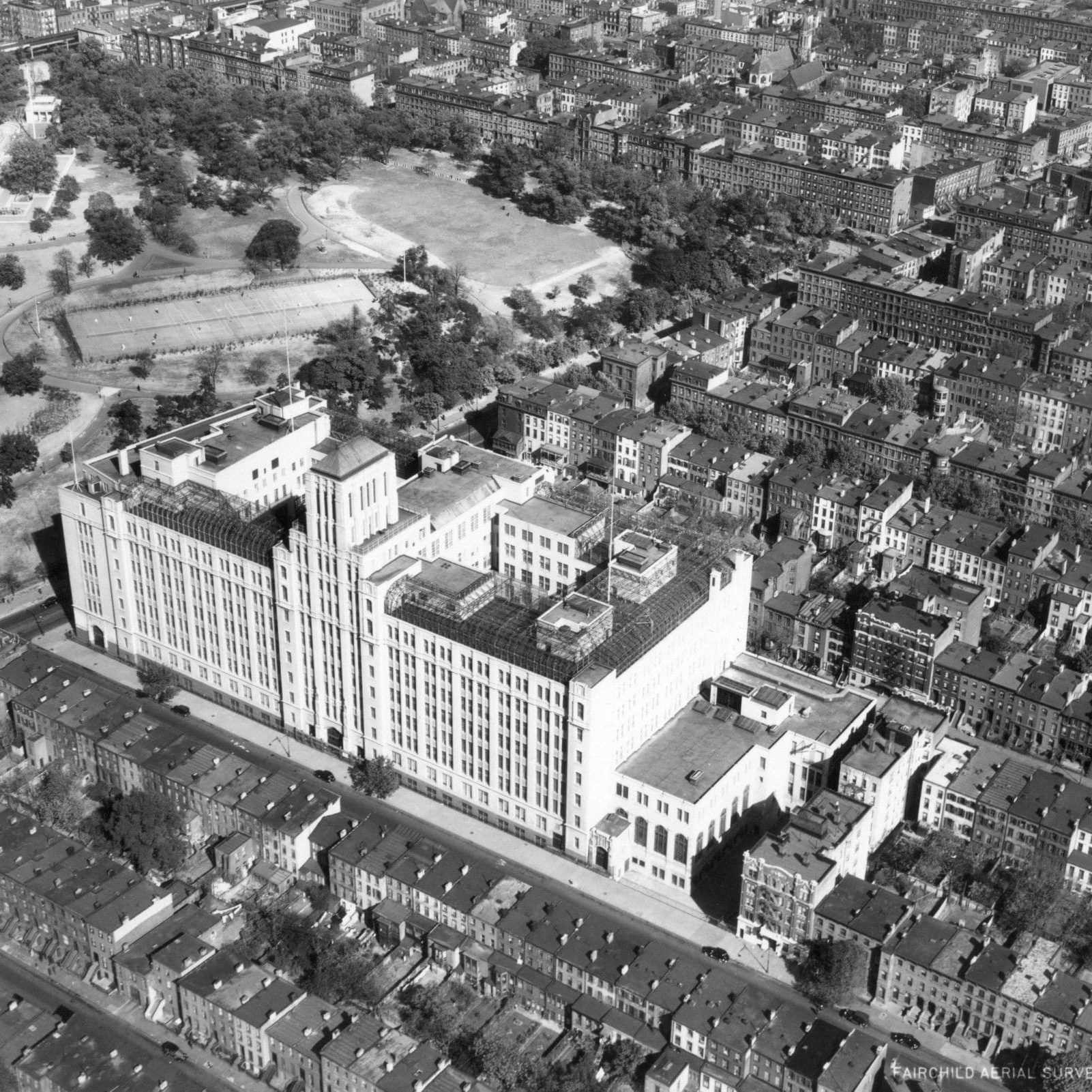 Aerial View Brooklyn Tech Vintage